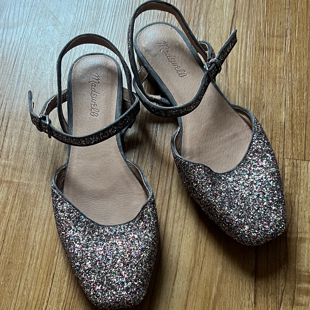 Madewell sparkle flats